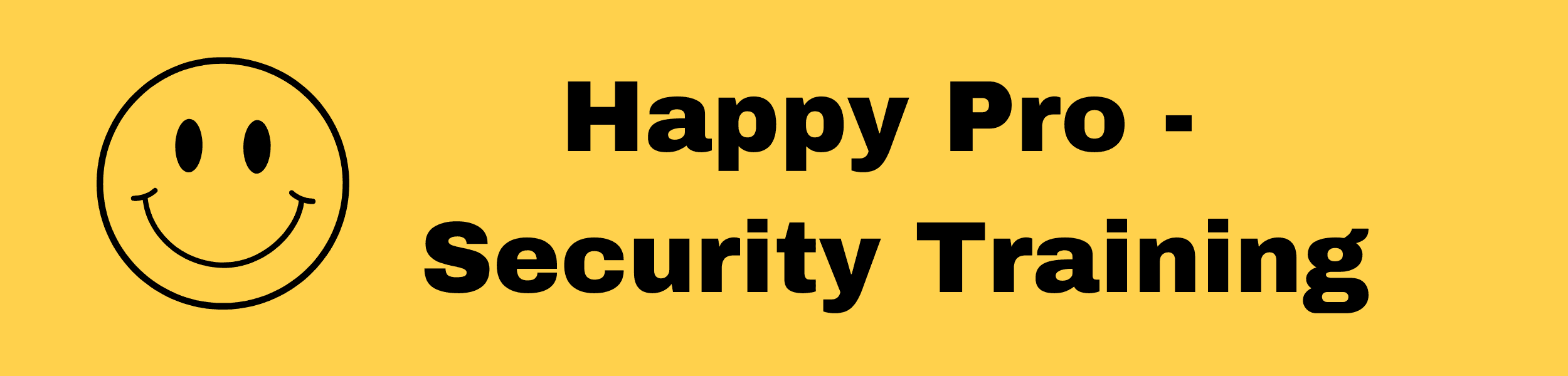 Happy Pro - Security Training